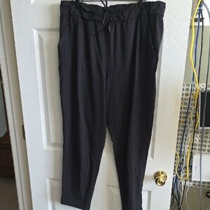 Lululemon On The Fly Black Pants